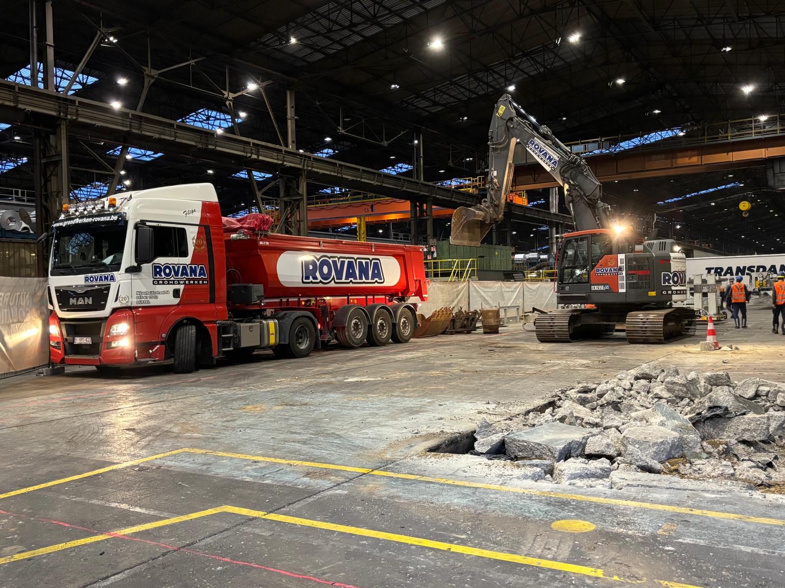 Grondwerken bij Aluminium Duffel